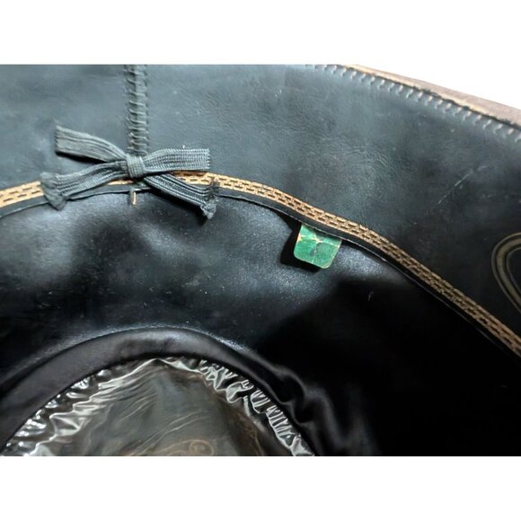 Mac Phergus Brown Fedora Hat Men's Size 7 Vintage 21 in Around - Picture 6 of 7